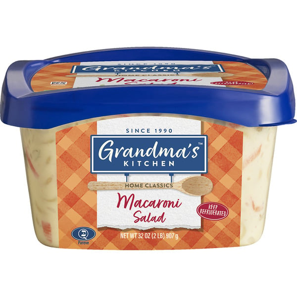 Prepared Meals Grandma's Kitchen Macaroni Salad hero