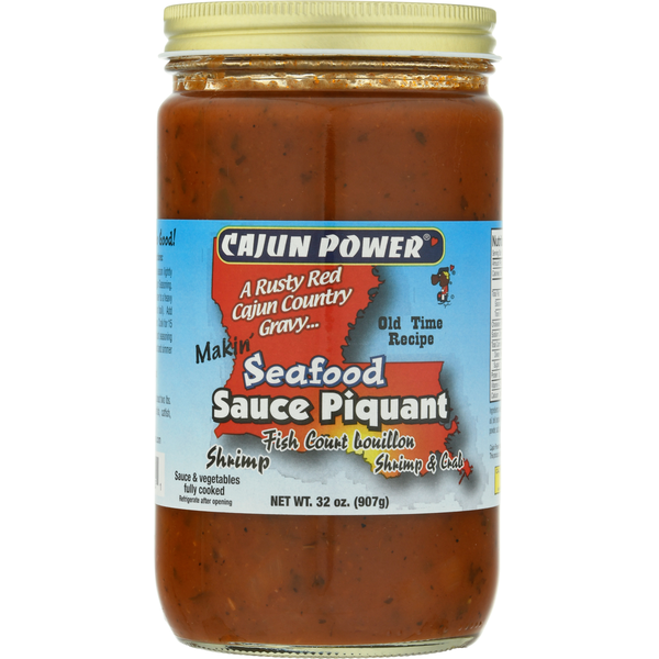 Marinades & Meat Preparation Cajun Power Sauce Piquant, Seafood hero