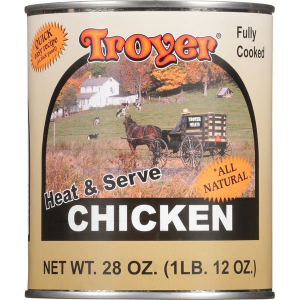 Canned Meat & Seafood Troyer Chicken hero