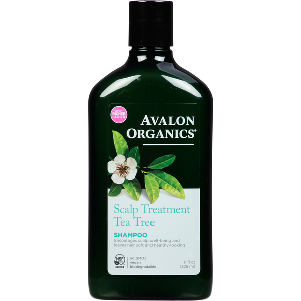 Hair Care | Shampoo & Color Avalon Organics Shampoo, Tea Tree, Scalp Treatment hero