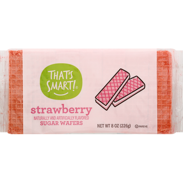 Cookies & Cakes That's Smart! Sugar Wafers, Strawberry hero