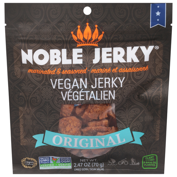 Popcorn & Jerky Noble Jerky Jerky, Vegan, Original hero