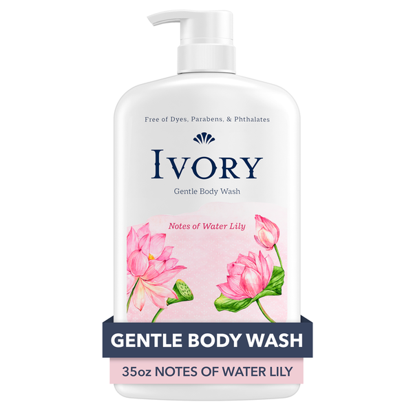 Body Lotions & Soap Ivory Mild & Gentle Body Wash, Water Lily Scent hero