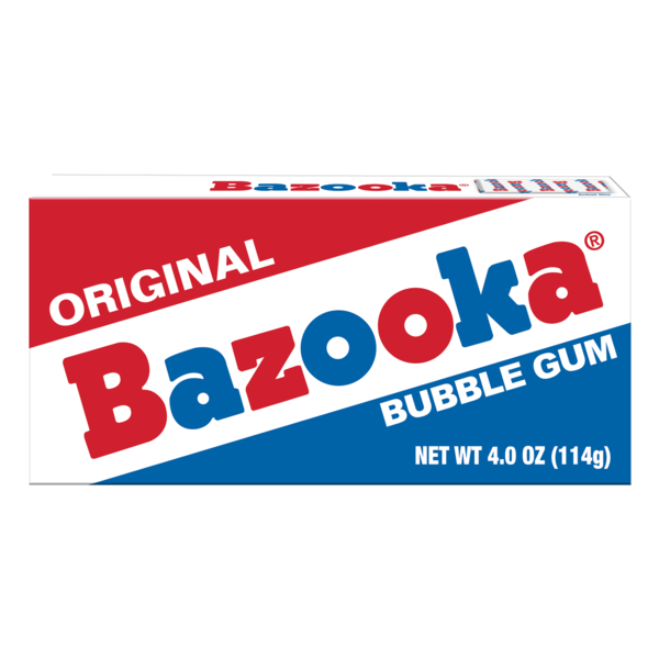 Mint & Gum Bazooka Bubble Gum, 4Oz Box - Party Box hero