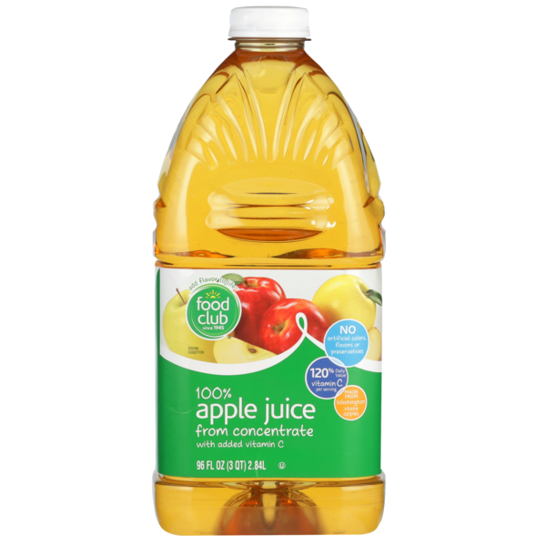 Juice & Nectars Food Club 100% Apple Juice From Concentrate hero