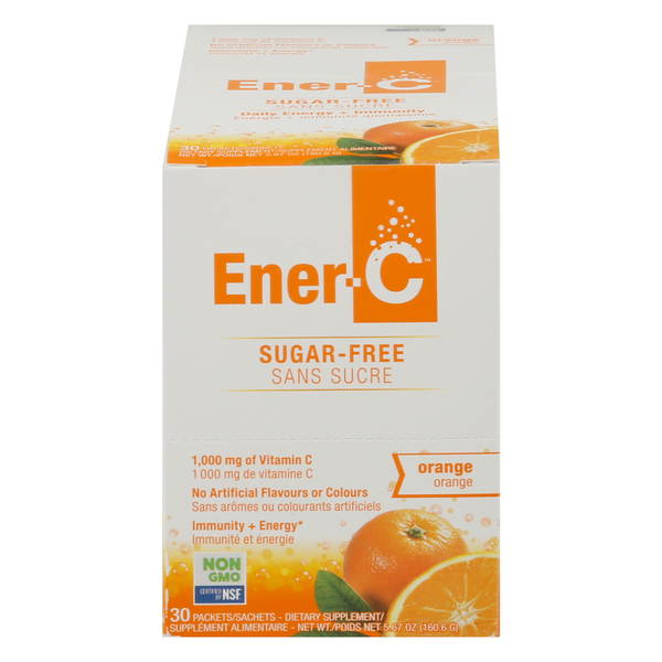 Cocoa & Drink Mixes Ener-C Vitamin C, Sugar-Free, 1000 mg, Orange hero