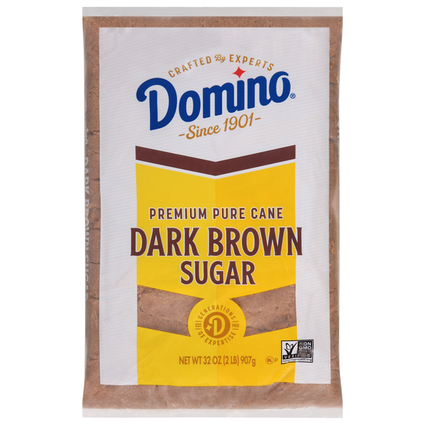 Baking Ingredients Domino Premium Pure Cane Dark Brown Sugar hero