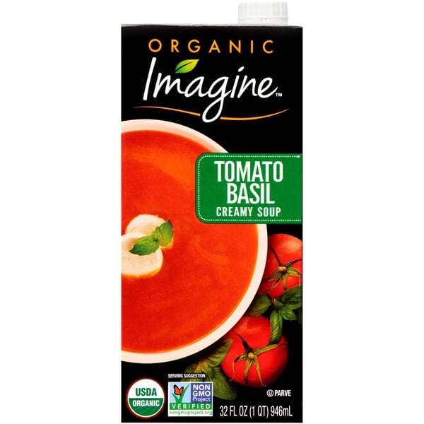 Soup, Broth & Bouillon Imagine Organic Tomato Basil Creamy Soup hero