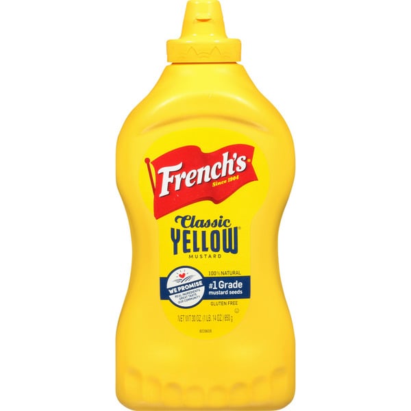 Condiments French's® Classic Yellow Mustard Squeeze Bottle hero