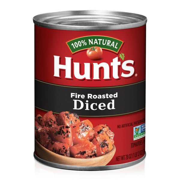 Canned & Jarred Vegetables Hunt's Fire Roasted Diced Tomatoes hero