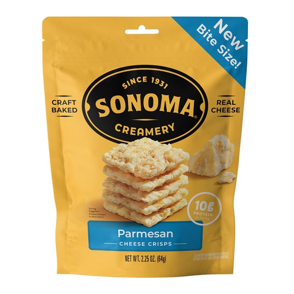 Packaged Cheese Sonoma Creamery Parmesan Cheese Crisps hero