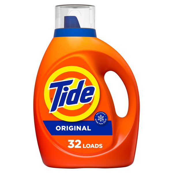 Tide Liquid Laundry Detergent, Original, 42 fl oz, 32 Loads hero