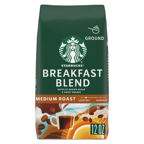 Coffee Starbucks Breakfast Blend Medium Roast Ground Coffee hero