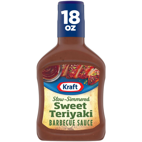 Marinades & Meat Preparation Kraft Sweet Teriyaki Slow-Simmered Barbecue Sauce hero