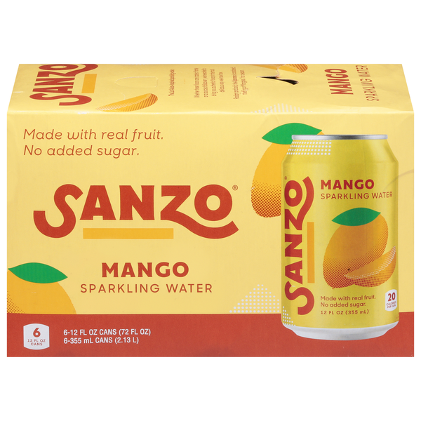 Sanzo Sparkling Water, Mango hero