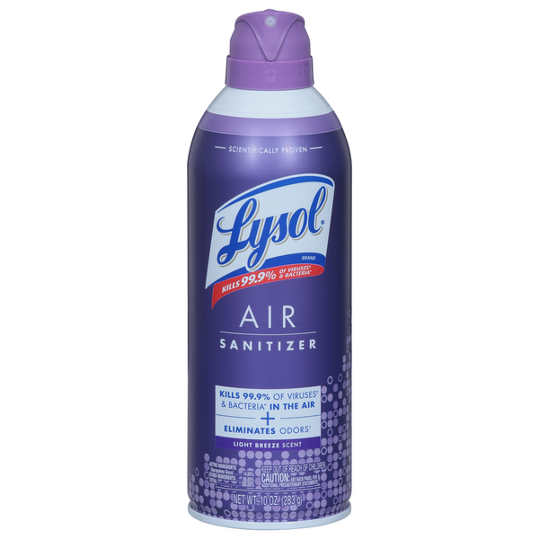 Lysol Air Sanitizer, Light Breeze Scent hero