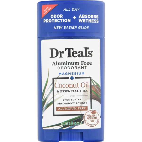 Deodorants Dr Teal’s Deodorant, Aluminum Free, Coconut Oil hero