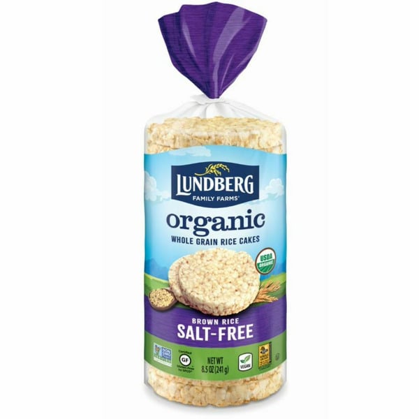 Crackers Lundberg Family Farms Organic Brown Rice Cakes, Salt-Free hero