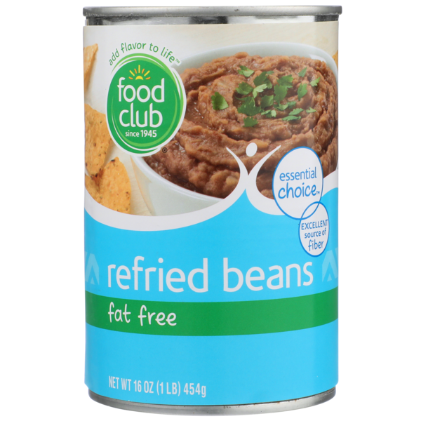 Canned Meals & Beans Food Club Fat Free Refried Beans hero