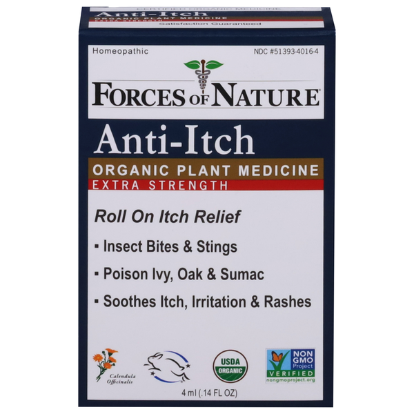 Forces of Nature Anti-Itch, Organic Plant Medicine, Extra Strength hero