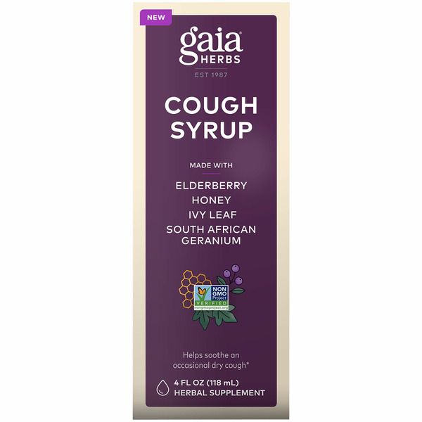 Gaia Herbs Cough Syrup hero