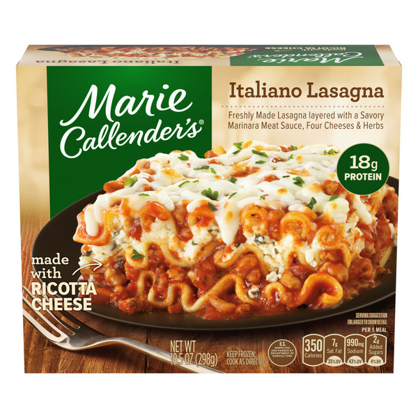 Frozen Meals Marie Callender's Italiano Lasagna Frozen Meal hero