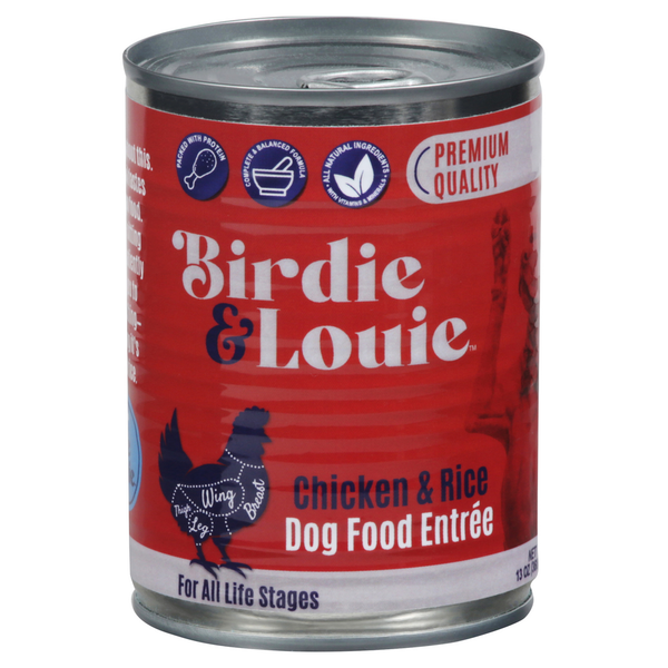 Dog Food & Care Birdie & Louie Dog Food Entree, Chicken & Rice hero