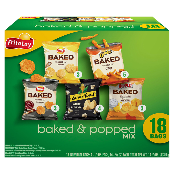 Trail Mix & Snack Mix Frito Lay Snacks, Baked & Popped Mix hero