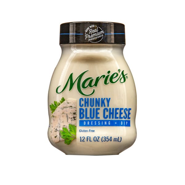 Salad Dressings (Refrigerated) Marie's Dressing Chunky Blue Cheese Jar hero