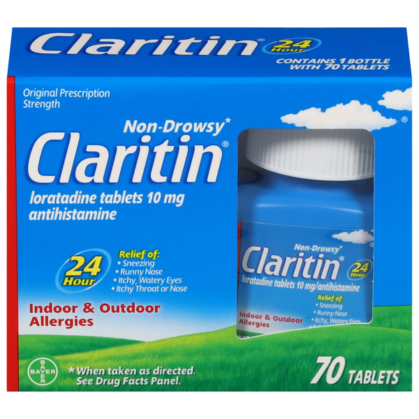 Allergy Claritin 24 Hour Non-Drowsy Allergy Tablets hero