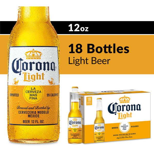 Lagers Corona Light Mexican Lager Import Lower Calorie* Light Beer Bottles hero