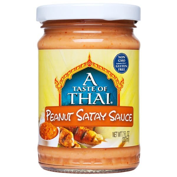 Asian Foods A Taste of Thai Peanut Satay Sauce hero