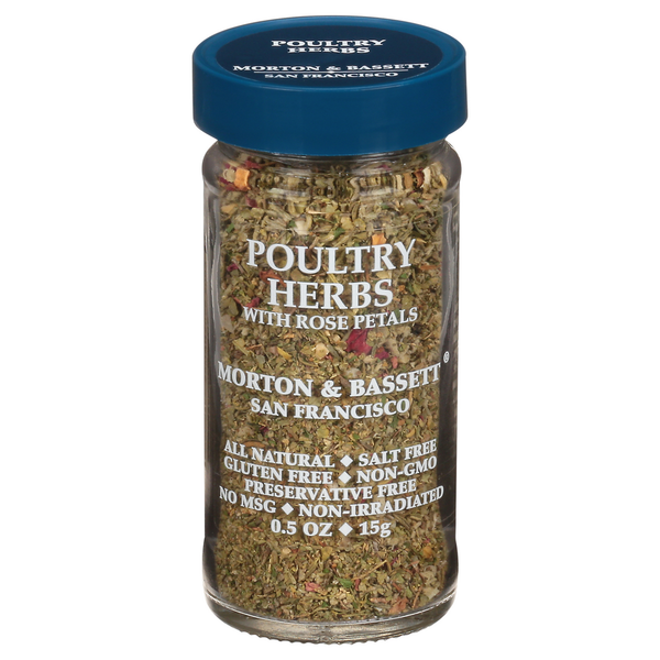 Spices & Seasonings Morton & Bassett Spices Poultry Herbs hero