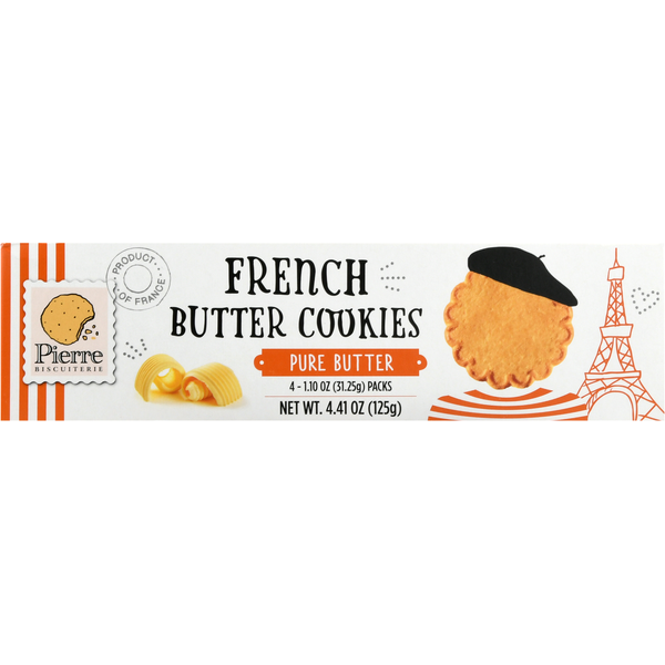 Cookies & Cakes Pierre Biscuiterie French Butter Cookies, Pure Butter hero