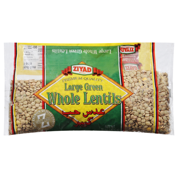 Asian Foods Ziyad Whole Lentils, Large, Green, Premium Quality hero