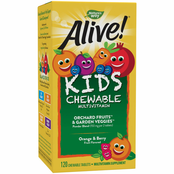 Children's Multivitamins Nature's Way Alive!® Kids Chewable Multivitamin hero