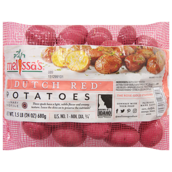 Packaged Vegetables & Fruits Melissa's Dutch Red Potatoes hero