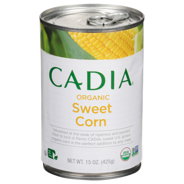 Canned & Jarred Vegetables CADIA Sweet Corn, Organic hero