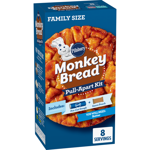 Cookies & Cakes Pillsbury Pull-Apart Kit, Monkey Bread Dough and Sauce hero