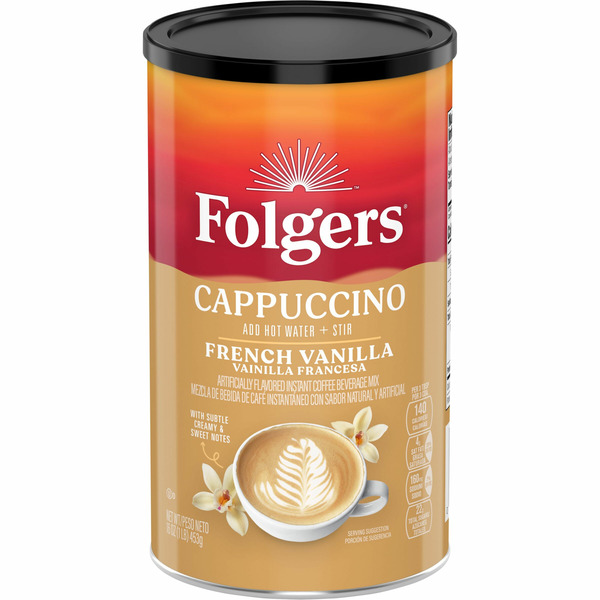 Folgers Cappuccino Mix hero