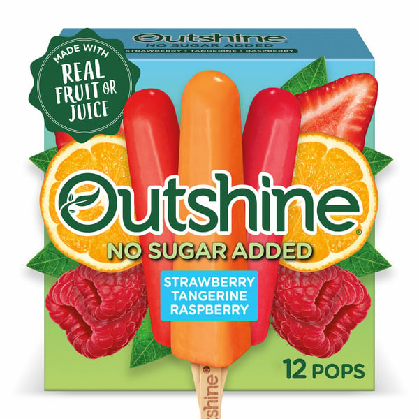 Ice Cream & Ice Outshine Fruit Bars,Variety, No Sugar Added hero