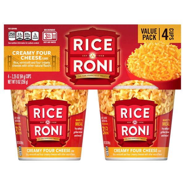 Rice-A-Roni Rice/Vermicelli, Creamy Four Cheese Flavor hero