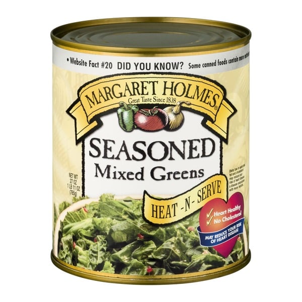 Canned & Jarred Vegetables Margaret Holmes Seasoned Mixed Greens hero