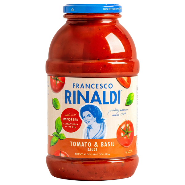 Condiments Francesco Rinaldi Sauce, Tomato & Basil hero