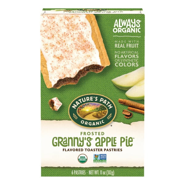 Breakfast Bars & Pastries Nature's Path Frosted Granny Apple Pie Toaster Pastries hero