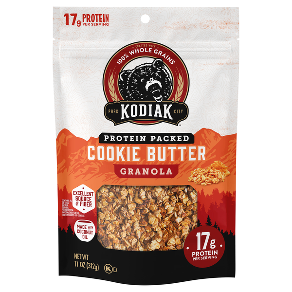 Cereal Kodiak Granola, Cookie Butter hero