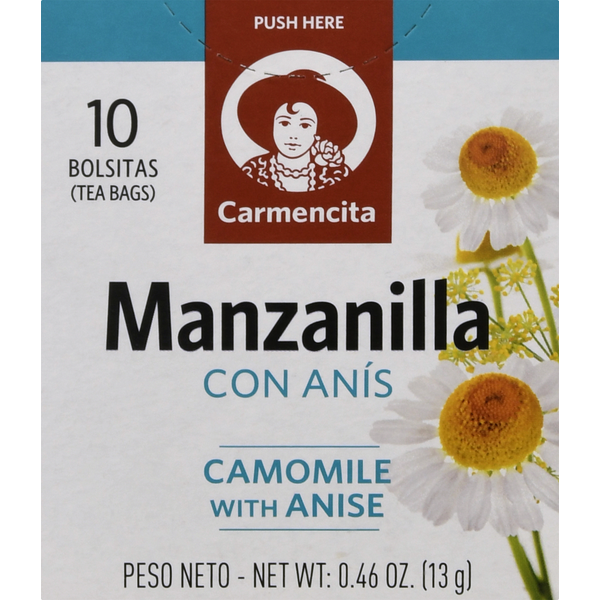 Tea Bags and Mixes Carmencita Tea, Camomile with Anise, Tea Bags hero