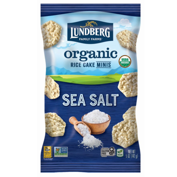 Crackers Lundberg Family Farms Organic Rice Cake Minis, Sea Salt hero