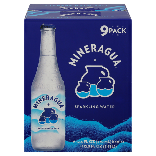 Water, Seltzer & Sparkling Water Mineragua Sparkling Water, 9 Pack hero