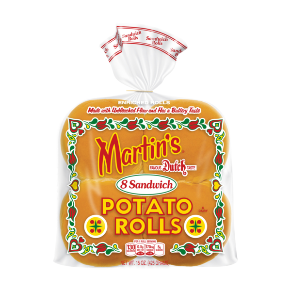 Packaged Bread Martin's Sandwich Potato Rolls hero